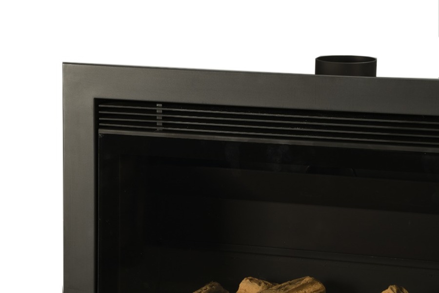Karma ELEGANCE 77 Exclusive Huge line 60 anthracite встраиваемый газовый камин