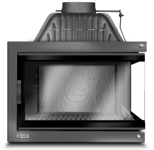 Kawmet W17 PB 16,1кВт Dekor EKO угловая правая дровяная топка