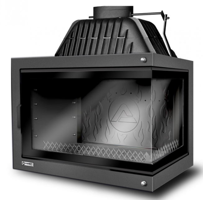 Kawmet W17 PB 16,1кВт Dekor EKO угловая правая дровяная топка