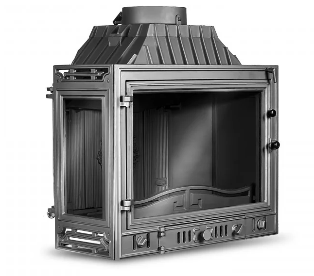 Kawmet W4L (левое,2 стекла) 14.5 кВт угловая левая дровяная топка