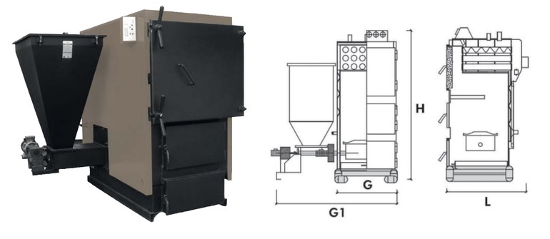Kentatsu Max PR-470D твердотопливный котел