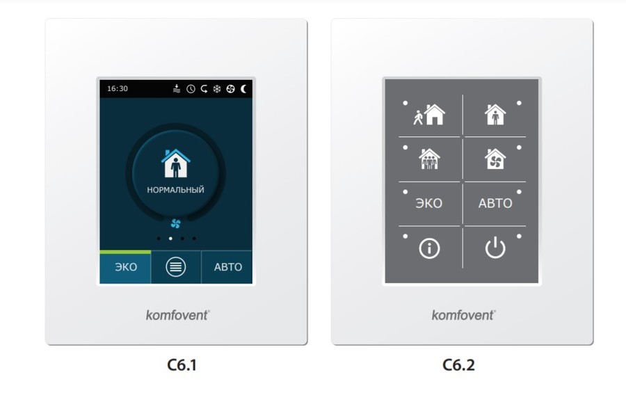 Komfovent Domekt-CF-200-F (M5/M5 ePM10 50/ePM10 50) К приточно-вытяжная установка