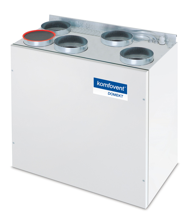 Komfovent Domekt-R-200-V-HE (L/A F7/M5 ePM1 55/ePM10 50) приточно-вытяжная установка