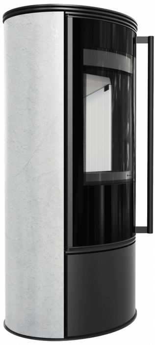 Kratki ERIK, WHITE NATURAL, с доводчиком дровяная печь