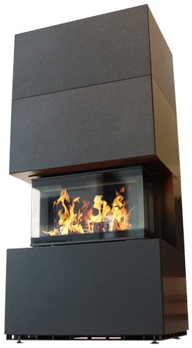 Kratki Home Easy Box Indian Black с топкой NBC готовый дровяной каминокомплект