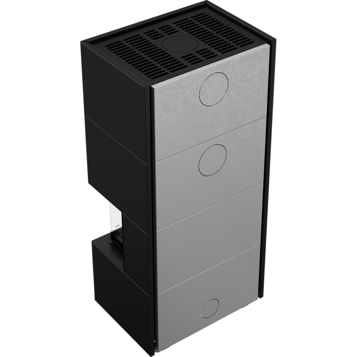 Kratki Home Easy Box черный с топкой NBC готовый дровяной каминокомплект