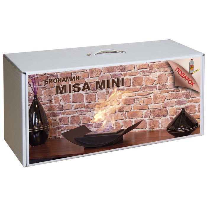 Kratki MISA MINI, с биотопливом(1шт.х1.5л.), зажигалкой набор с биокамином