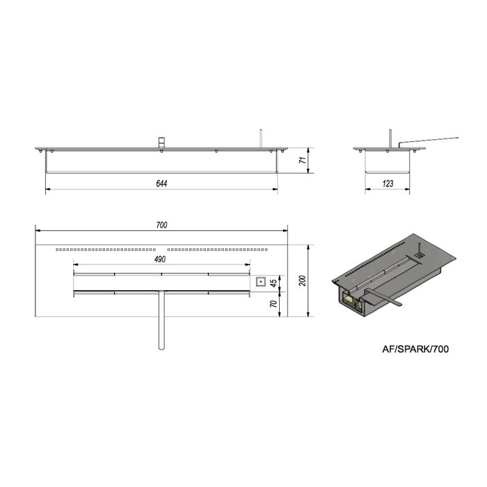 Kratki SPARK/700 контейнер