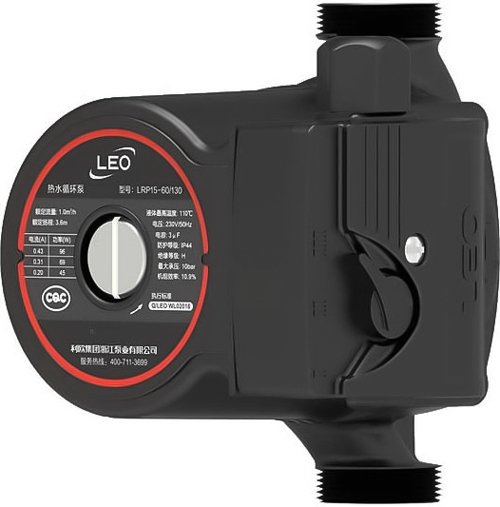 LEO LRP 32-80/180 с гайками циркуляционный насос