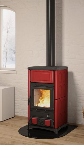 La Nordica CONCITA BORDEAUX (бордовый) дровяная печь