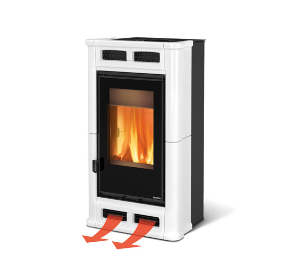 La Nordica Flo BIN (белый) дровяная печь