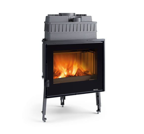 La Nordica Focolare 70 Piano Evo Crystal фронтальная дровяная топка