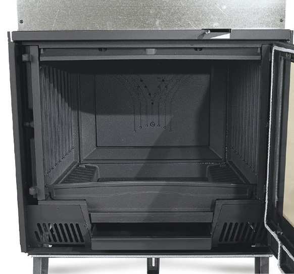 La Nordica Focolare 70 Piano Evo Crystal фронтальная дровяная топка