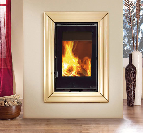 La Nordica Inserto 50 Verticale Crystal Ventilato фронтальная дровяная топка