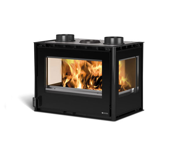 La Nordica Inserto 70 crystal 3 lati трёхсторонняя дровяная топка