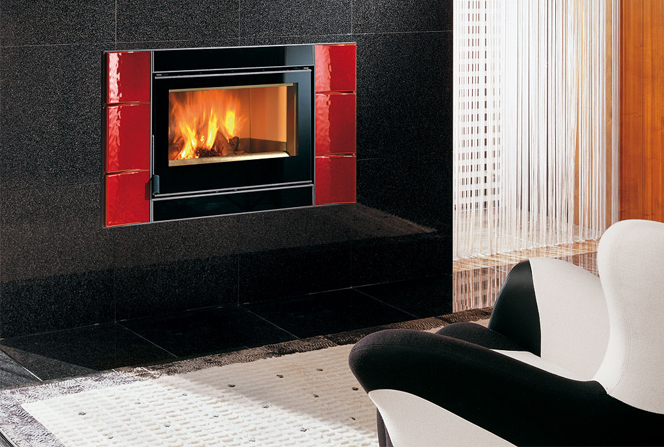 La Nordica Inserto 80 Crystal evo Ventilato фронтальная дровяная топка