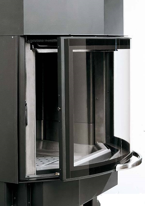 La Nordica Monoblocco in Ironker 750 Tondo фронтальная дровяная топка