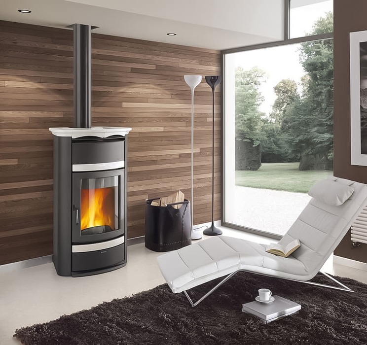 La Nordica Norma S EVO Idro Steel D.S.A. BIN дровяная печь