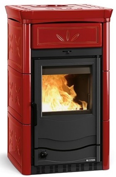 La Nordica TERMONICOLETTA EVO DSA 4,0 BORDEAUX (бордовый) дровяная печь