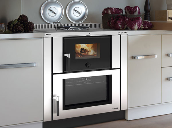 La Nordica Verona inox (сталь) дровяная печь