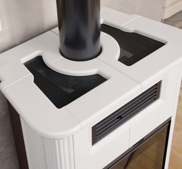 La Nordica Wanda Classic EVO BIN (белый) дровяная печь