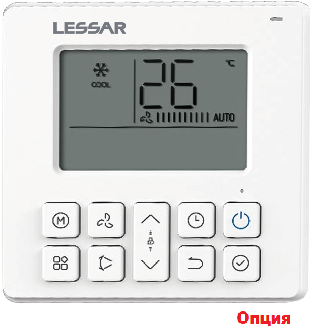 Lessar eMagic LS-MHE12BVE2/LZ-B4CUB кассетный внутренний блок мульти сплит-системы