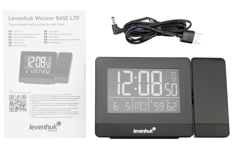 Levenhuk Wezzer BASE L70 с проектором проекционные часы
