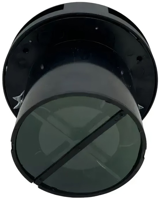 VENTFAN Solar100-HT (hygro-timer) черный матовый вытяжка для ванной