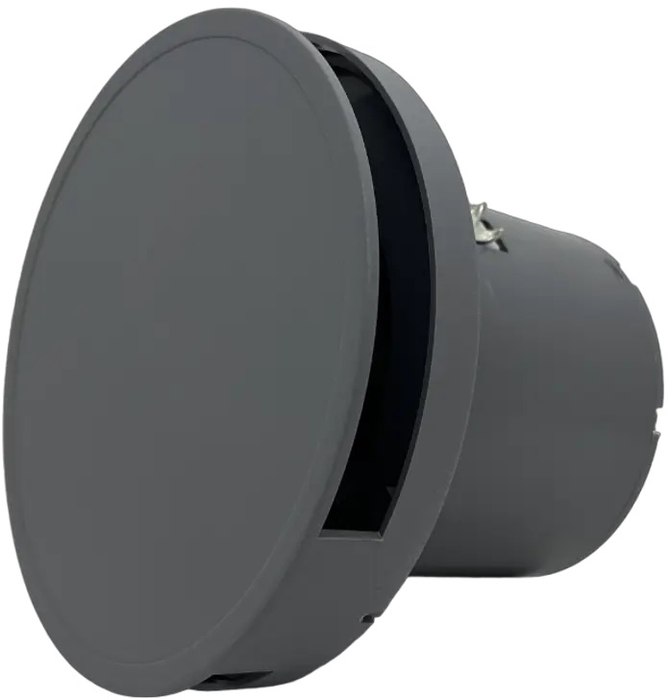 VENTFAN Solar100-HT (hygro-timer) серый матовый вытяжка для ванной
