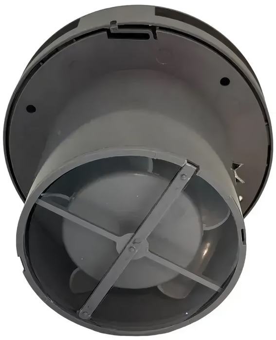 VENTFAN Solar100-HT (hygro-timer) серый матовый вытяжка для ванной