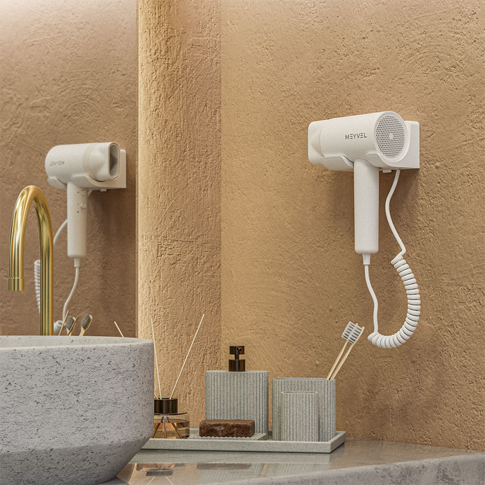 MEYVEL MF10-1600 (White) настенный фен