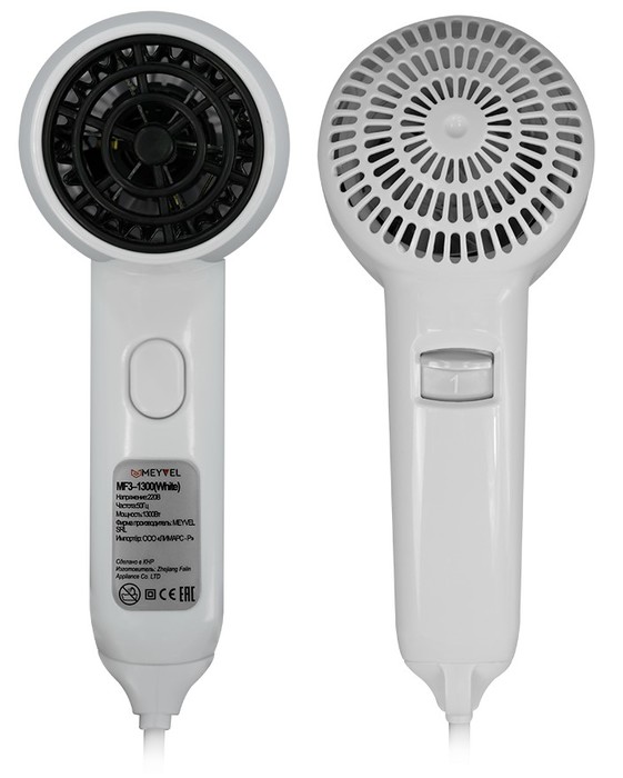 MEYVEL MF3-1300 (White) настенный фен
