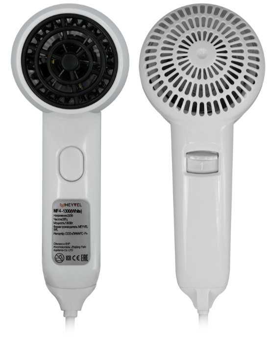 MEYVEL MF4-1300 (White) настенный фен
