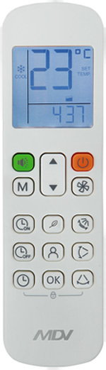 Mdv MDKG-300R3 настенный фанкойл до 3,5 кВт