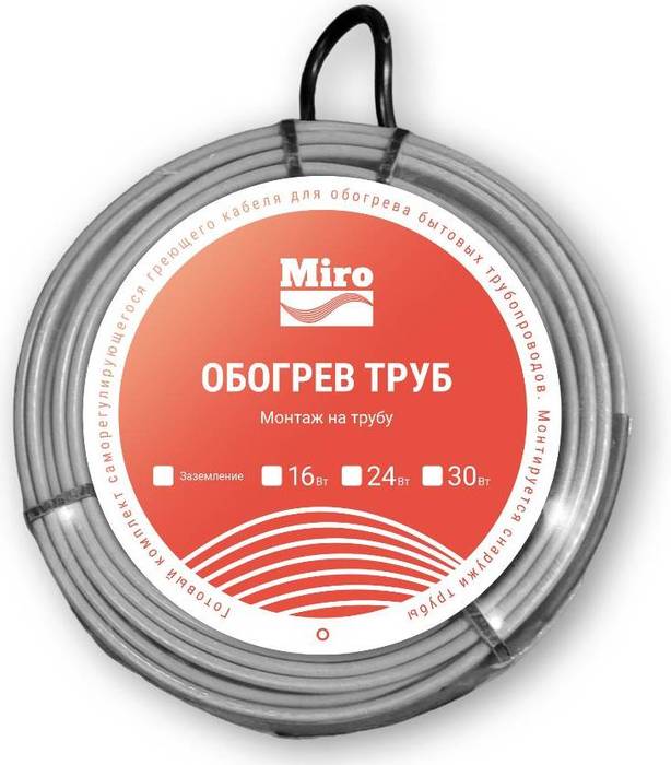 Miro 16 Вт/м (15 м) без зазем. антиобледенение