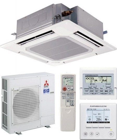 Mitsubishi Electric PLA-RP125 ВA/PUHZ-P125VHA кассетный кондиционер