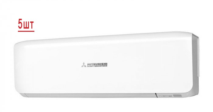 Mitsubishi Heavy SCM100ZS-W/SRK25ZS-W*5шт мульти сплит система