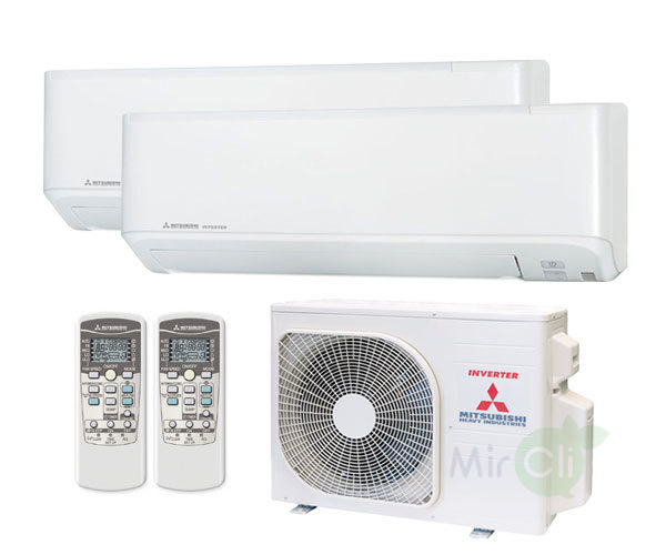 Mitsubishi Heavy Free Match SCM40ZS-W/SKM20ZSP-W*2шт мульти сплит система