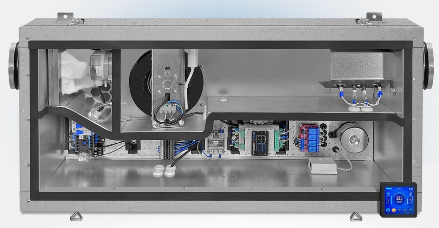 Naveka Node4-125(50m)/VAC(D190),E2 с пультом TS4 приточная вентиляционная установка
