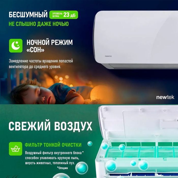 Newtek NT-65CHNDC12 настенный кондиционер