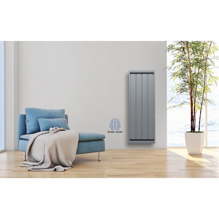 Noirot Calidou Smart ECOcontrol/Антрацитовый 1000-вертикальный конвектор электрический