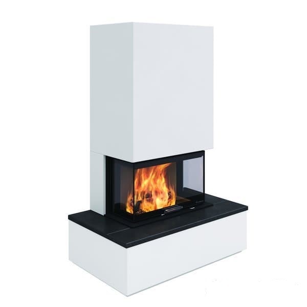 Nordpeis Monaco Bench (топка Q-34UL IR) готовый дровяной каминокомплект