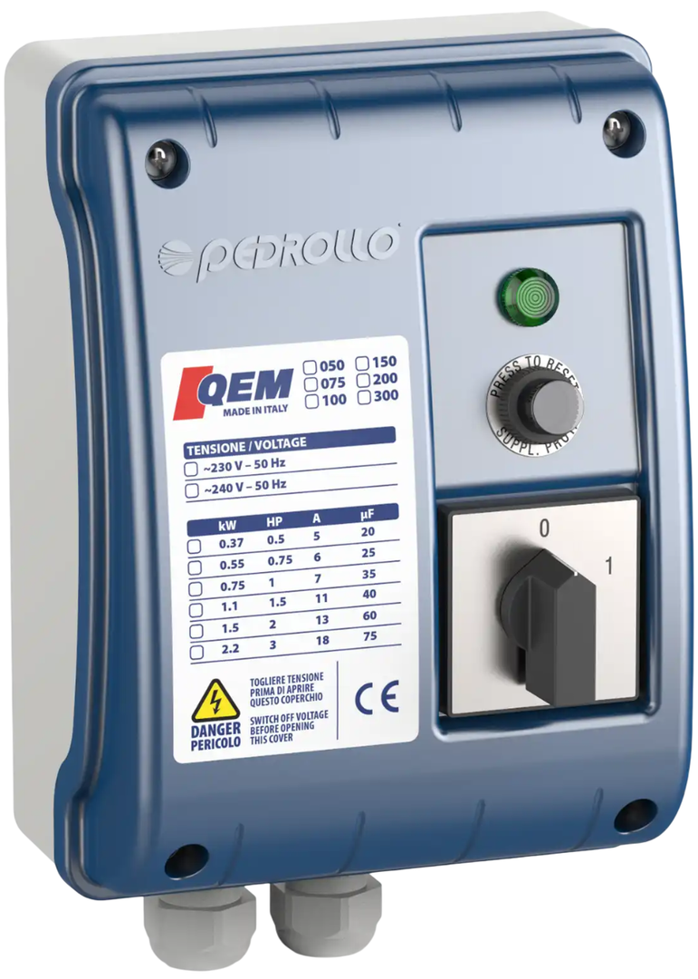 Pedrollo QEM 050 0,37 кВт/1ф пульт управления