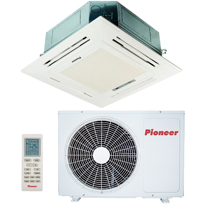 Pioneer KFC36GW/KON36GW/TC04 потолочный кассетный кондиционер