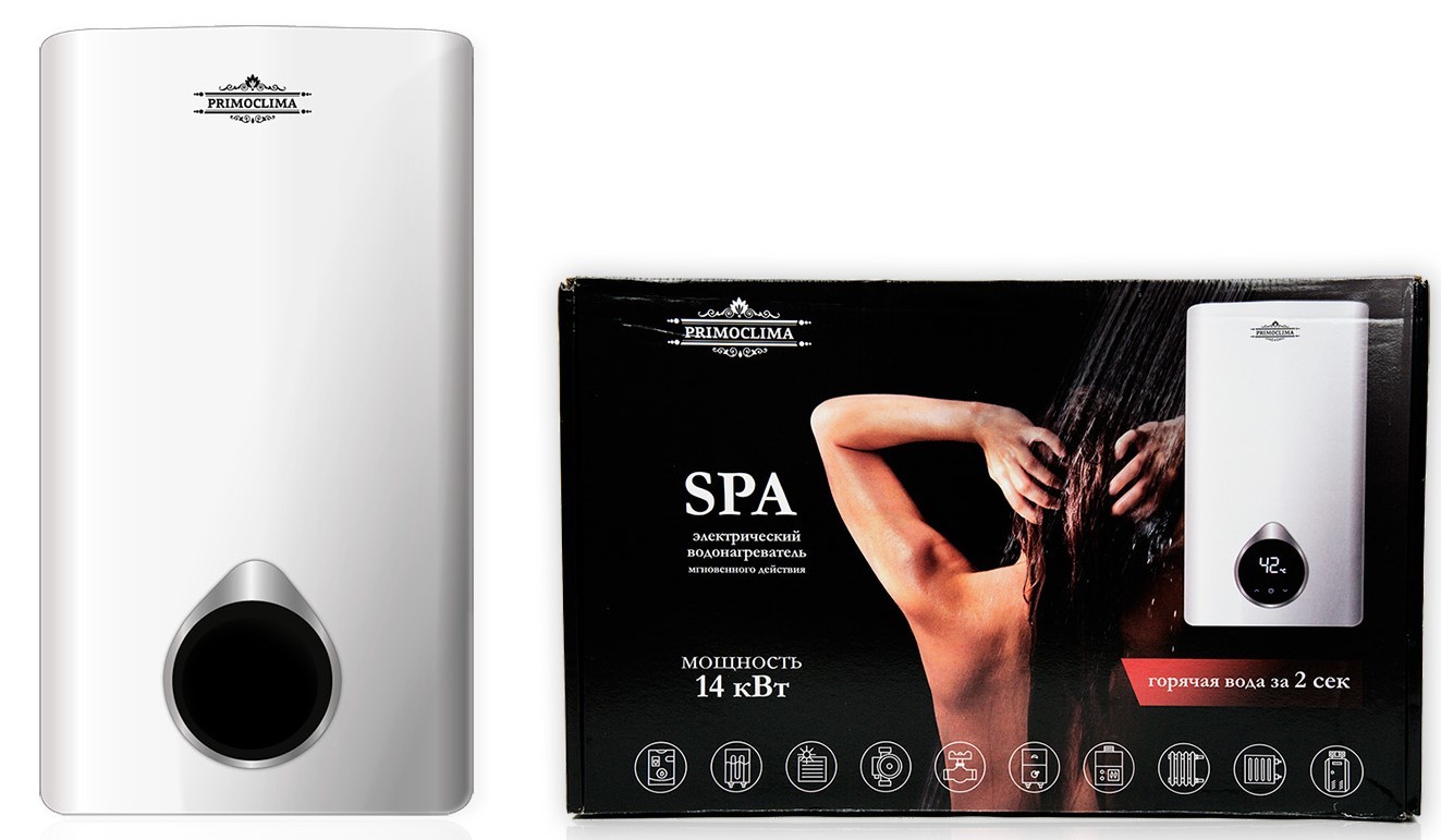 Primoclima SPA 14 кВт электрический проточный водонагреватель 15 кВт