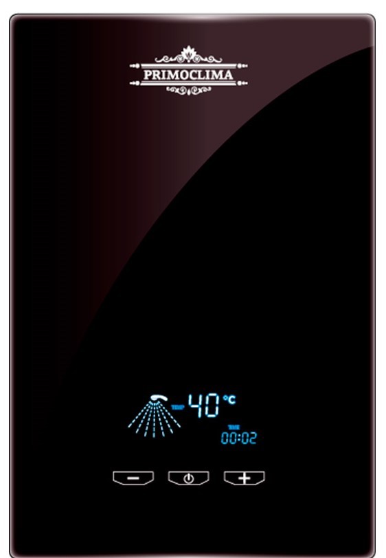 Primoclima VITA 8.5 кВт, черный электрический проточный водонагреватель