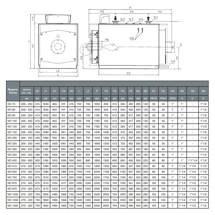 Protherm NO 250 (0010020155) комбинированный котел