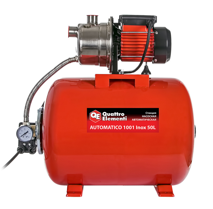 QUATTRO ELEMENTI Automatico 1001 Inox 50 L насосная станция