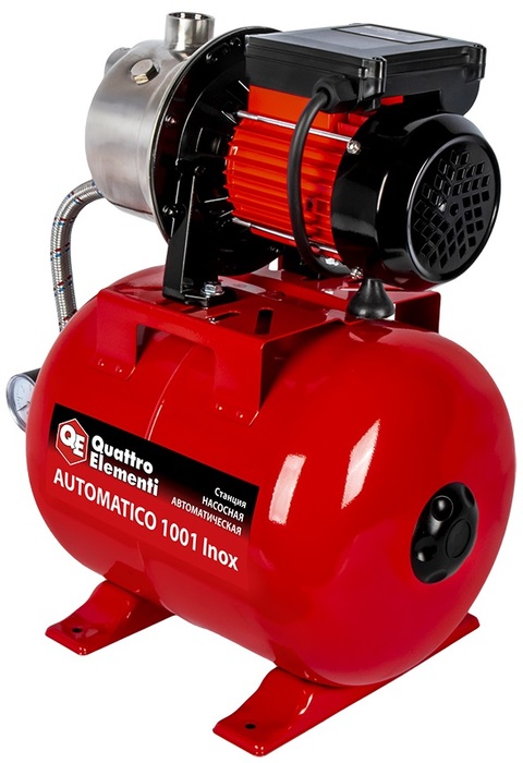 QUATTRO ELEMENTI Automatico 1001 Inox насосная станция