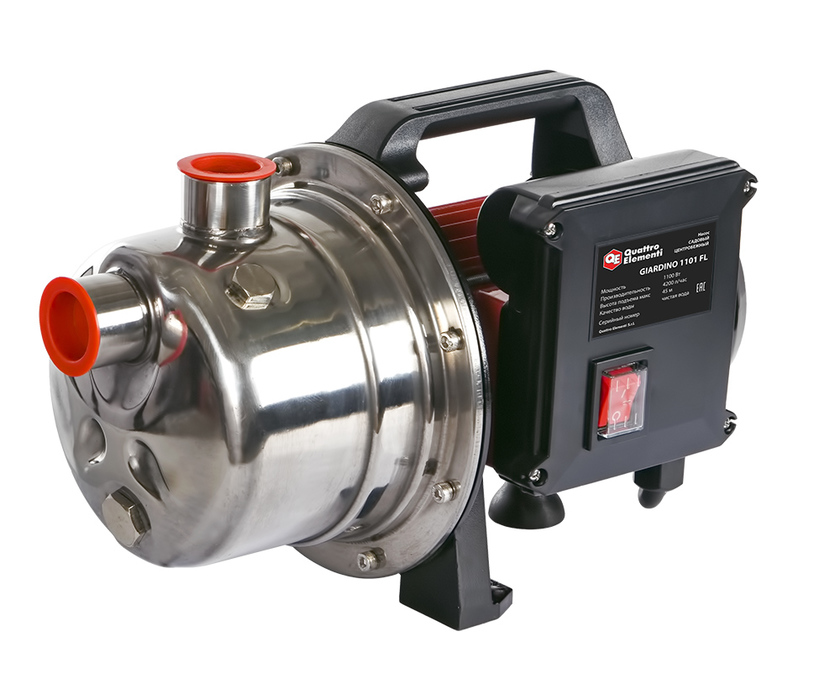 QUATTRO ELEMENTI Giardino 1001 Inox садовый насос